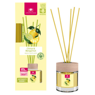 Cristalinas Citrus & Bergamot Reed Diffuser 35ml