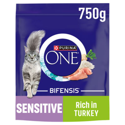 Purina One Sensitive Dry Cat Food - Turkey - Image 6