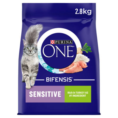 Purina One Sensitive Turkey Dry Cat Food 2.8Kg