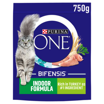 Purina Indoor Turkey Dry Cat Food 750g