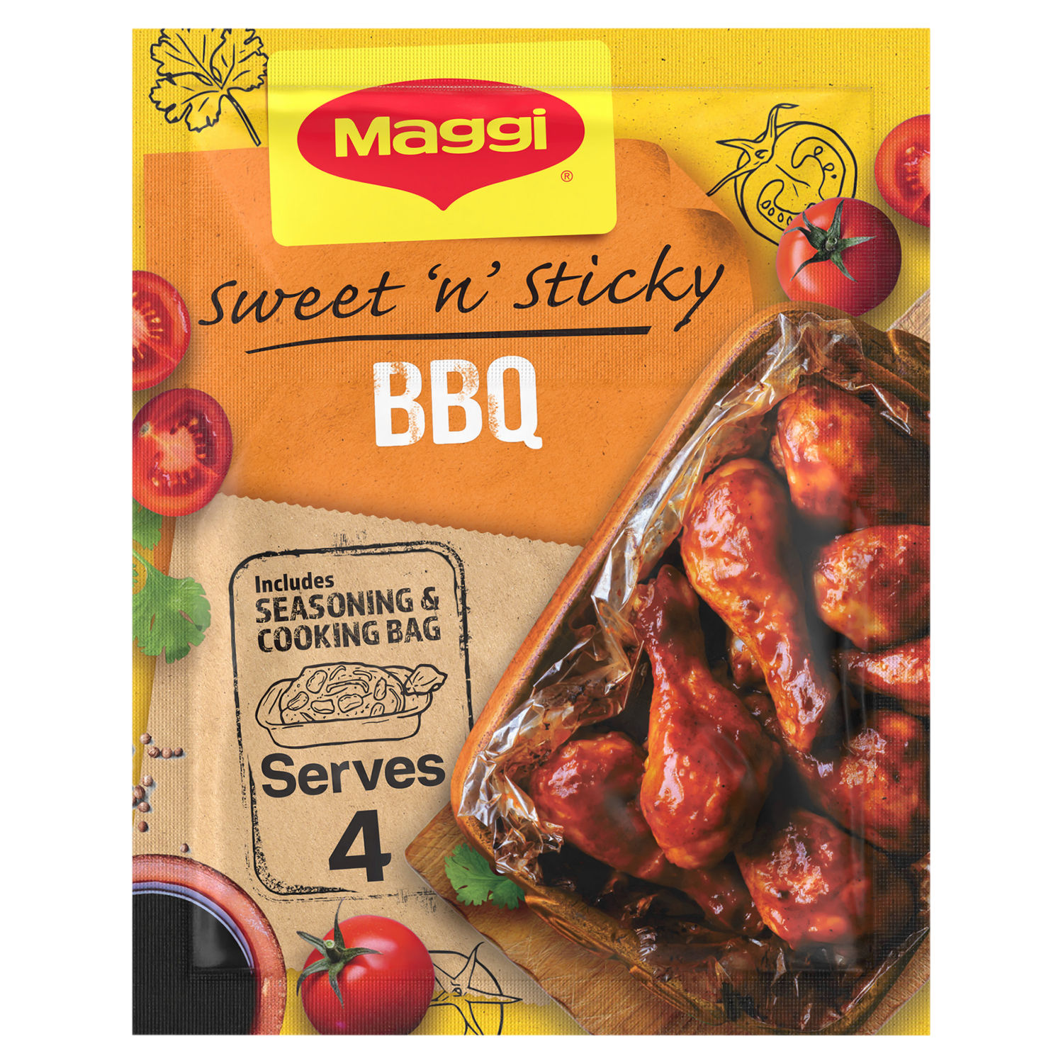 Maggi Juicy Sweet and Sticky BBQ Chicken Recipe Mix 41g