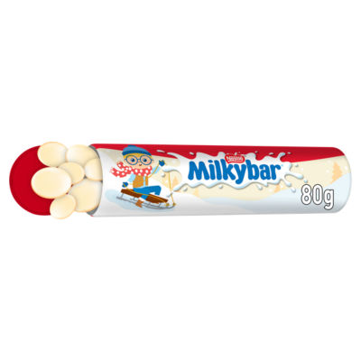 Buttons White Chocolate Giant Tube 80g