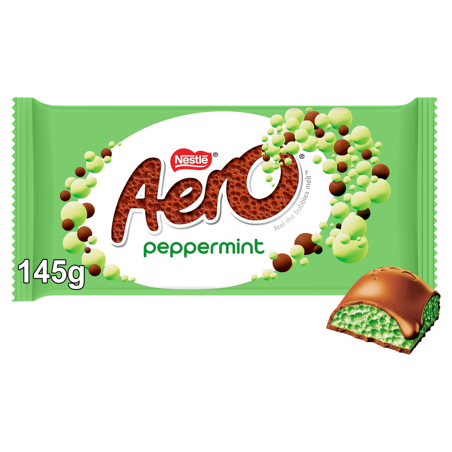 Aero Peppermint Milk Chocolate Sharing Bar 145g