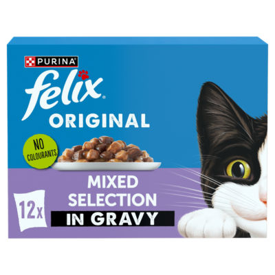 Felix original mixed selection in gravy wet cat food