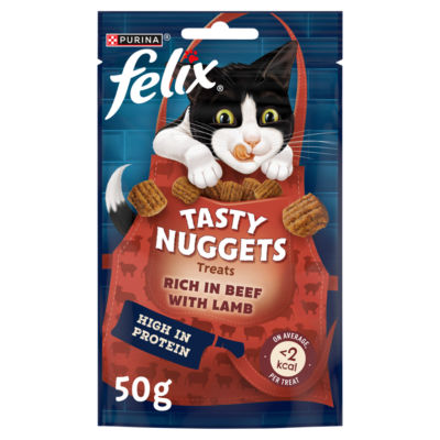 Felix Tasty Nuggets Beef & Lamb Cat Treats 50G