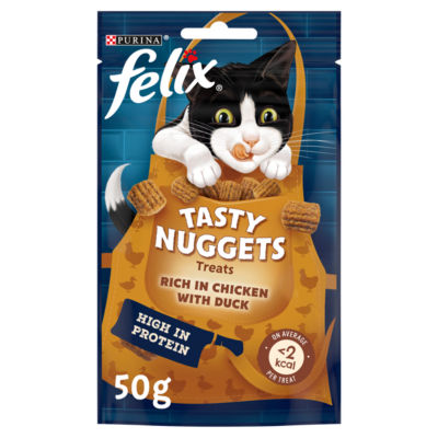 Felix tasty nuggets chicken duck cat treats