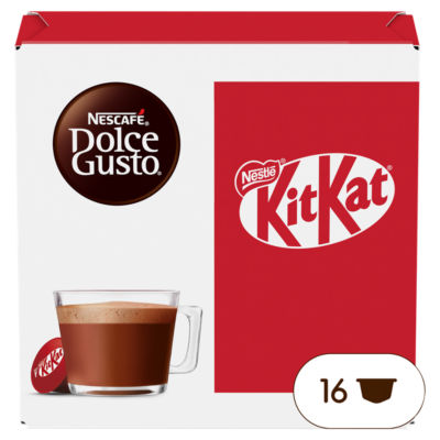NESCAFE DOLCE GUSTO Kit Kat Cocoa Beverage Pods x16 256g