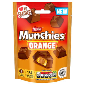 Munchies Orange Chocolate Share Bag 100g