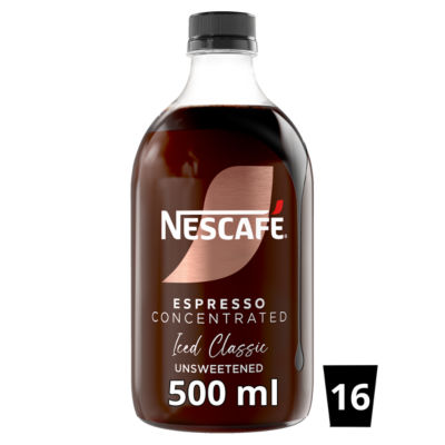 NESCAFE Iced Coffee Espresso Concentrated Unsweetened 500ml