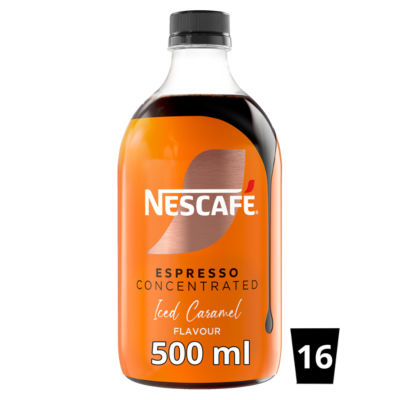 NESCAFE Iced Coffee Espresso Concentrated Caramel Flavour 500ml