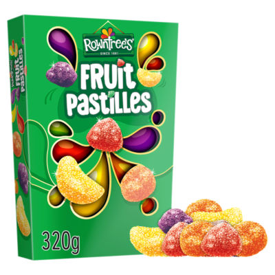 Rowntrees Fruit Pastilles Sweets Carton 320g
