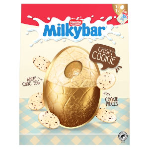 Milkybar Crispy Cookie White Chocolate Giant Easter Egg 236g