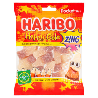 Haribo Halal Happy Cola Zing 100G