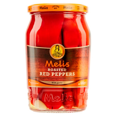 Melis Roasted Red Peppers With Garlic 680G