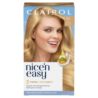 Clairol Nice’n Easy Clairol Nice ‘N Easy Light Golden Blonde 9G Hair Dye