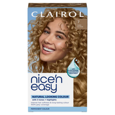 Clairol Nice'n Easy Permanent Hair Dye 7 Dark Blonde