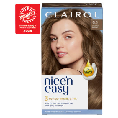 Clairol Nice’n Easy Clairol Nice ‘N Easy Lightest Brown 6.5 Hair Dye
