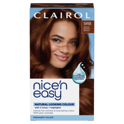 Clairol Nice'n Easy Permanent Hair Dye 5Rb Medium Reddish Brown