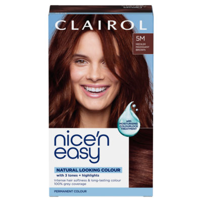 Clairol Nice’n Easy Nice'n Easy Permanent Hair Dye, 5M Medium Mahogany Brown