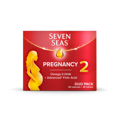 Seven Seas Pregnancy Omega-3 Vitamins Duo Pack with 28 Capsules and 28s