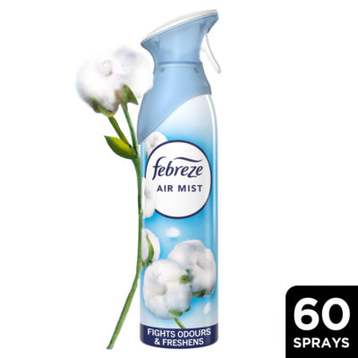 Febreze Air Mist Cotton Fresh Air Freshener Odour Eliminator 185ml - Pack of 4 - Image 12
