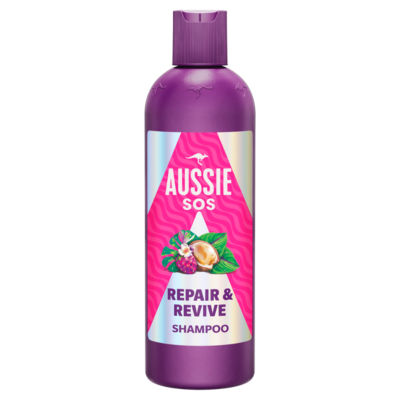 Aussie Sos Repair & Revive Shampoo 300Ml For Dry, Stressed And Damaged Hair