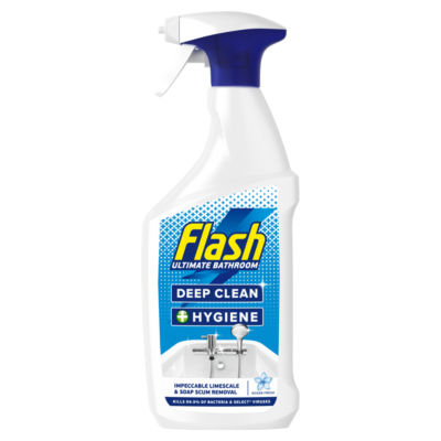 Flash Deep Clean & Hygiene Anti-Bac Bathroom Cleaner 800ML