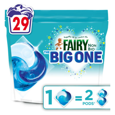 Fairy Non Bio Big One Washing Liquid Pods 29 washes 1151.3g