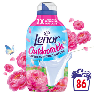 Lenor Outdoorable Floral Fresh Fabric Conditioner 86 Washes