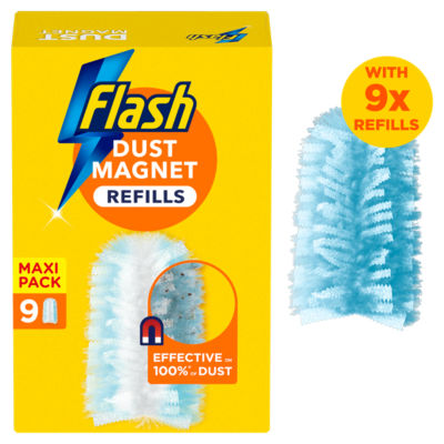 Flash Dust Magnet Duster Refills 9Ct