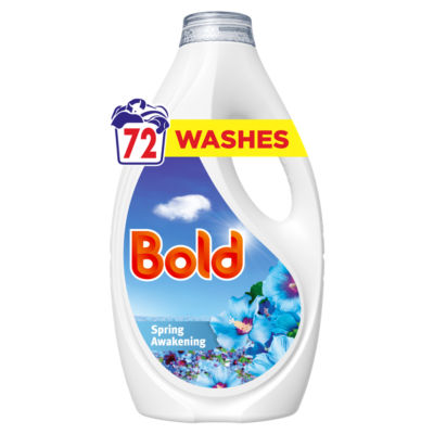 Bold Washing Liquid Spring Awakening 72 Washes 2232ml
