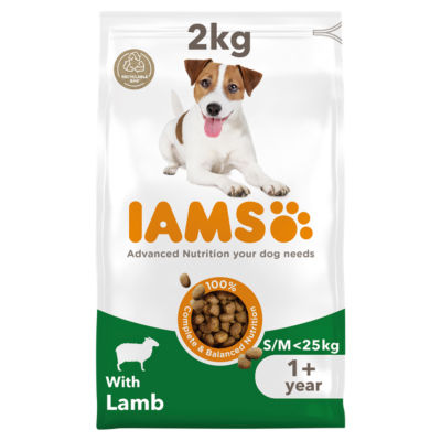 Iams Small/ Medium Dry Dog Food with Lamb 2kg