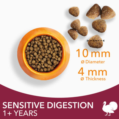 Iams Advanced Nutrition Sensitive Digestion Dry Cat Food Turkey 800g - ASDA  Groceries