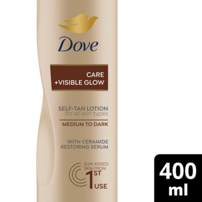 Avant-Garde Brands Ltd Dove Radiant Glow Gradual Self Tan Hydrating Body Lotion With Glycerin - For Sensitive Skin, 2 X 400Ml Cream | Wowcher - Image 9