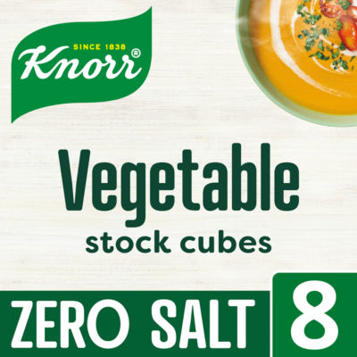 Knorr Zero Salt Vegetable Stock Cubes 8x9g