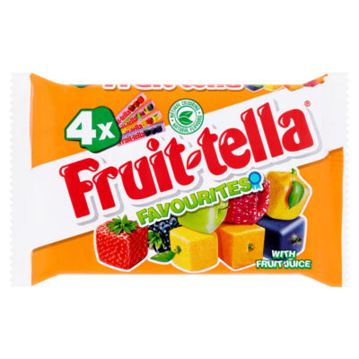 TESCO Fruittella Favourites Vegan Chewy Sweets 4x41g
