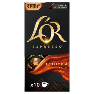 L'Or . 10 Colombia Coffee Capsules 52G
