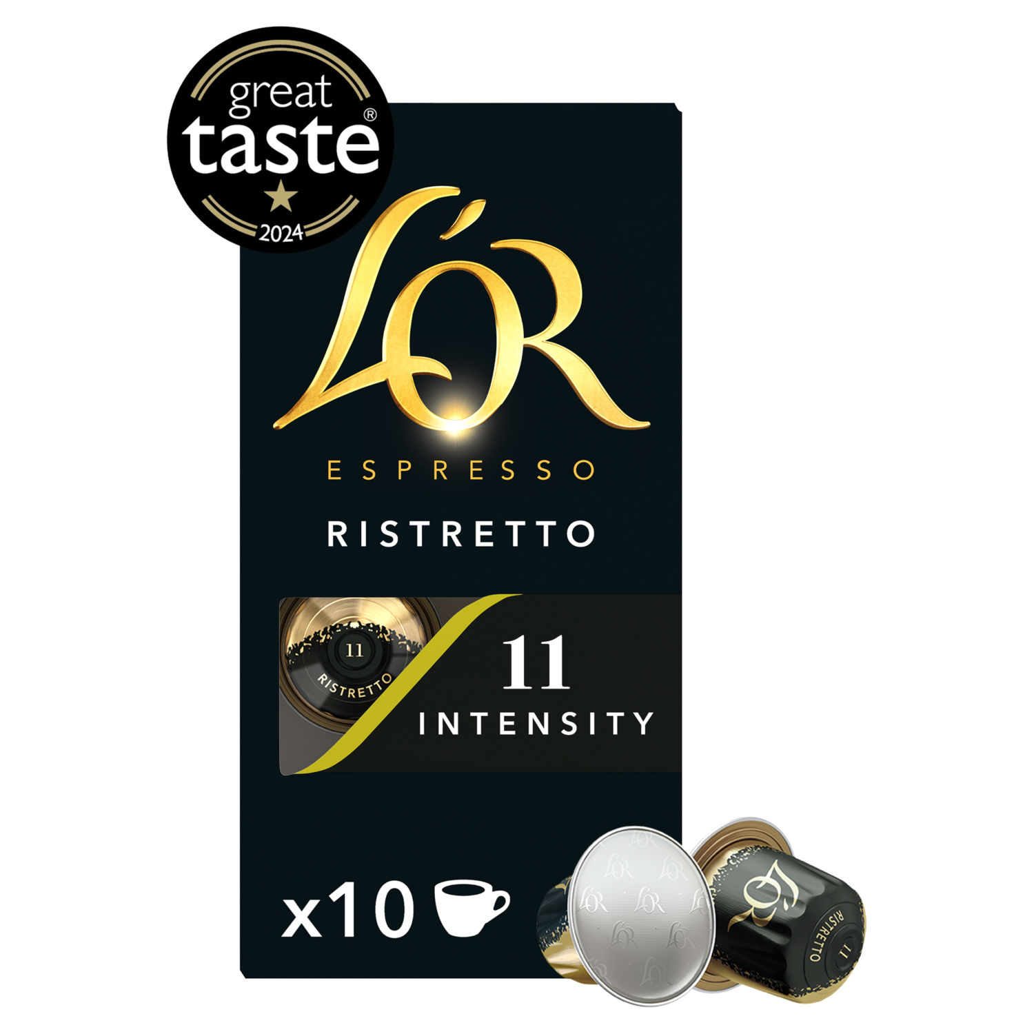 L'OR Ristretto Intensity 11 Espresso Coffee Pods X10