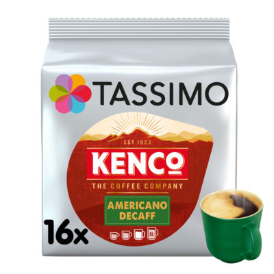 Tassimo Kenco Americano Decaff Pods X16 104G