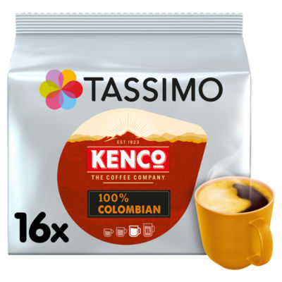 Tassimo Kenco Colombian Coffee Pods X16