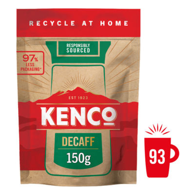 Kenco Decaff Instant Coffee Paper Refill 150g