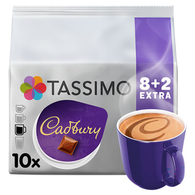 Tassimo Cadbury Hot Chocolate Pods X10