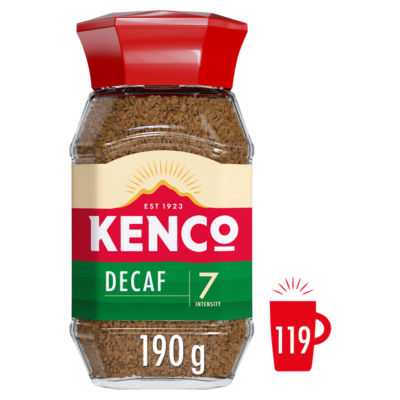Kenco Decaf Instant Coffee 190g - ASDA Groceries