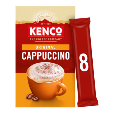 Kenco Original Cappuccino Instant Coffee 8 X 14.8G
