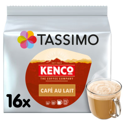Tassimo Kenco Café Au Lait Coffee Pods X16