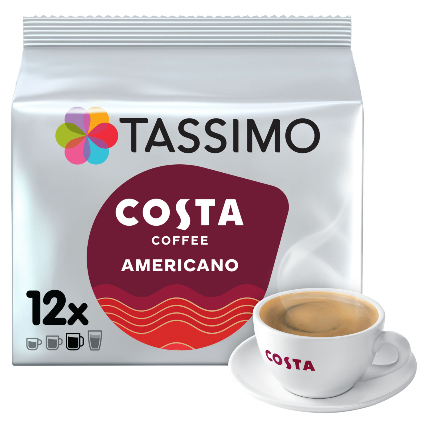 Costa Americano Coffee Pods x12