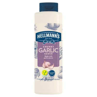 Hellmanns Chunky Garlic Sauce 850ml (858g)
