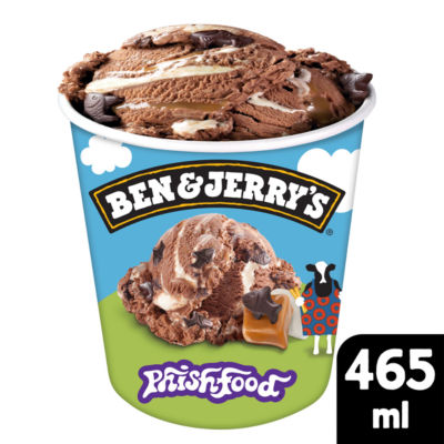 Ben & Jerry's Phish Food Marshmallow & Chocolate Ice Cream Tub 465Ml