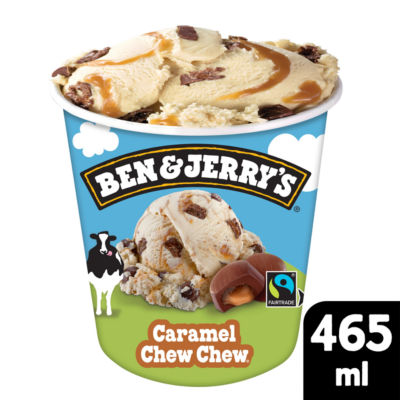 Ben & Jerry's Caramel Chew-Chew Ice Cream Tub 465 ml