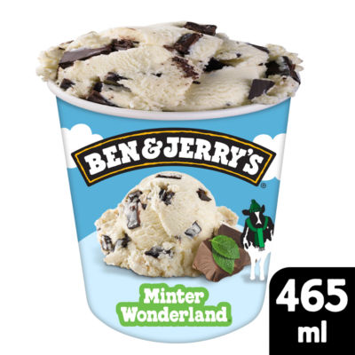Ben & Jerrys Minter Wonderland Mint Ice Cream 465Ml